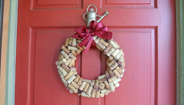 cork wreath