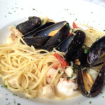 Pane e vino seafood pasta